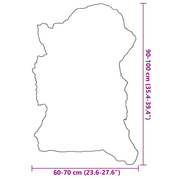 Schafpelz Mischfarbe 60-70x90-100 cm
