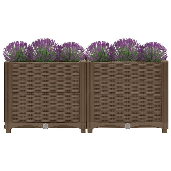 Hochbeet 80x40x38 cm Polypropylen