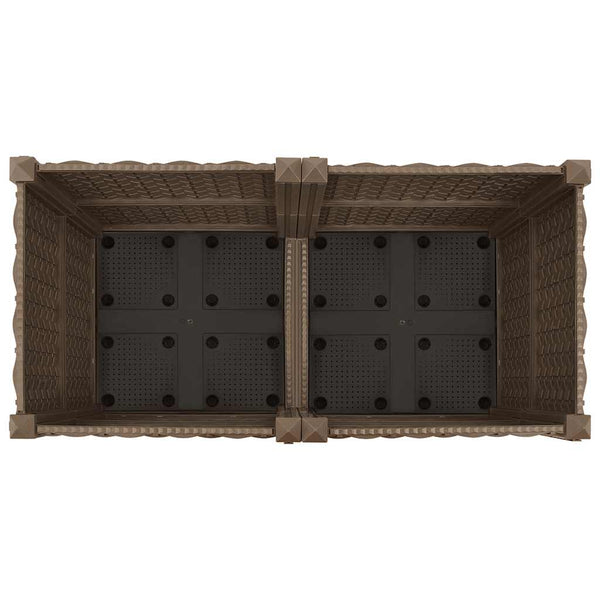 Hochbeet 80x40x38 cm Polypropylen