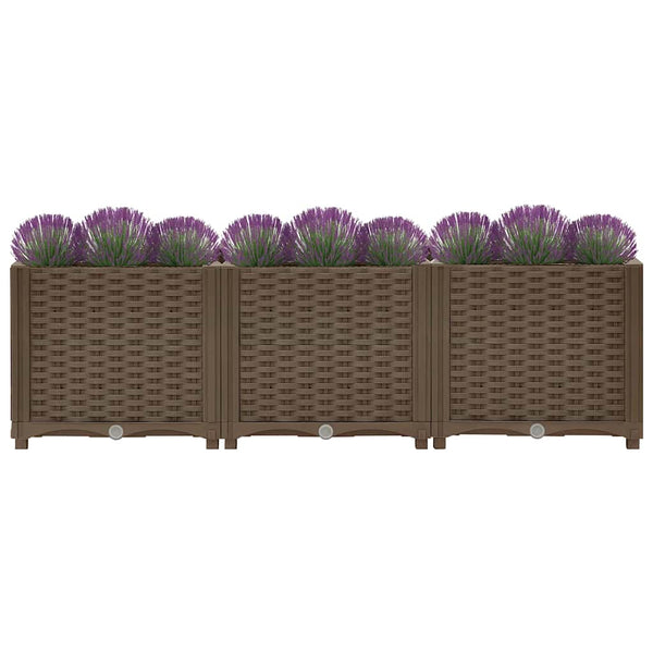 Hochbeet 120 x 40 x 38 cm Polypropylen