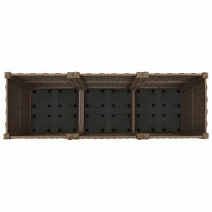 Hochbeet 120 x 40 x 38 cm Polypropylen
