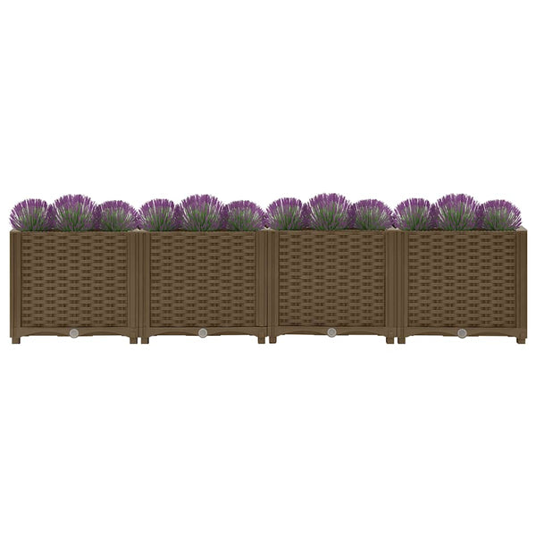 Hochbeet 160 x 40 x 38 cm Polypropylen