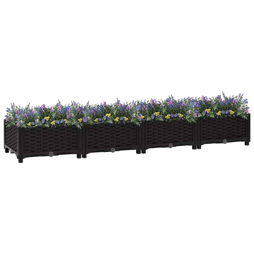 vidaXL Raised Garden Bed 160x40x23 cm Polypropylene
