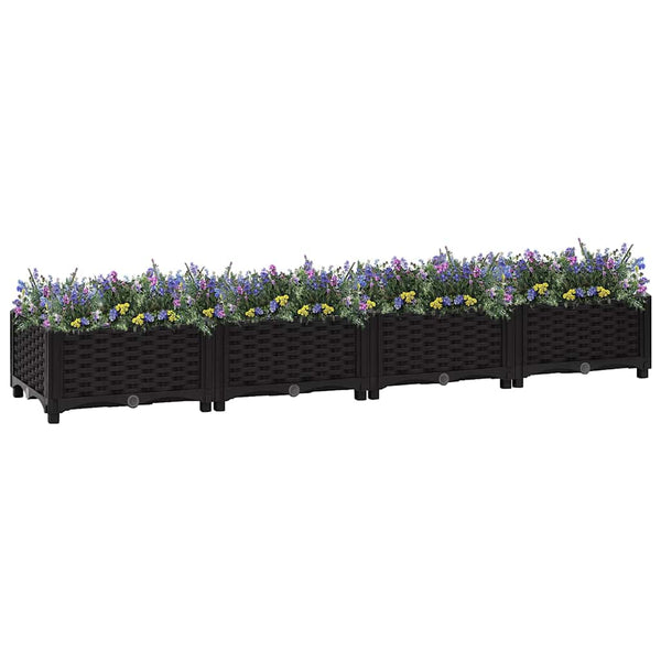 Hochbeet 160x40x23 cm Polypropylen