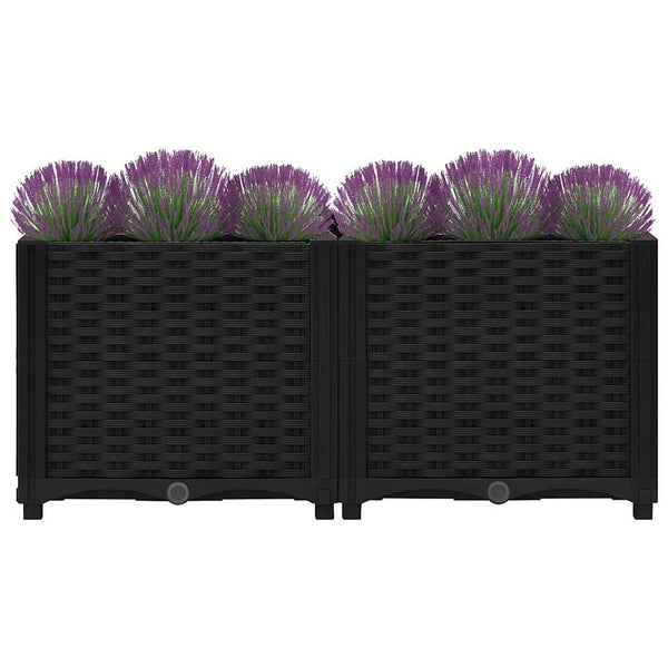 Hochbeet 80 x 40 x 38 cm Polypropylen