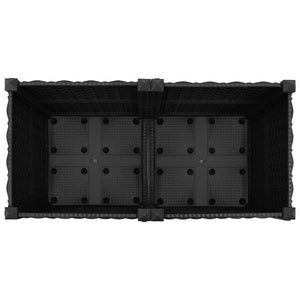 Hochbeet 80 x 40 x 38 cm Polypropylen