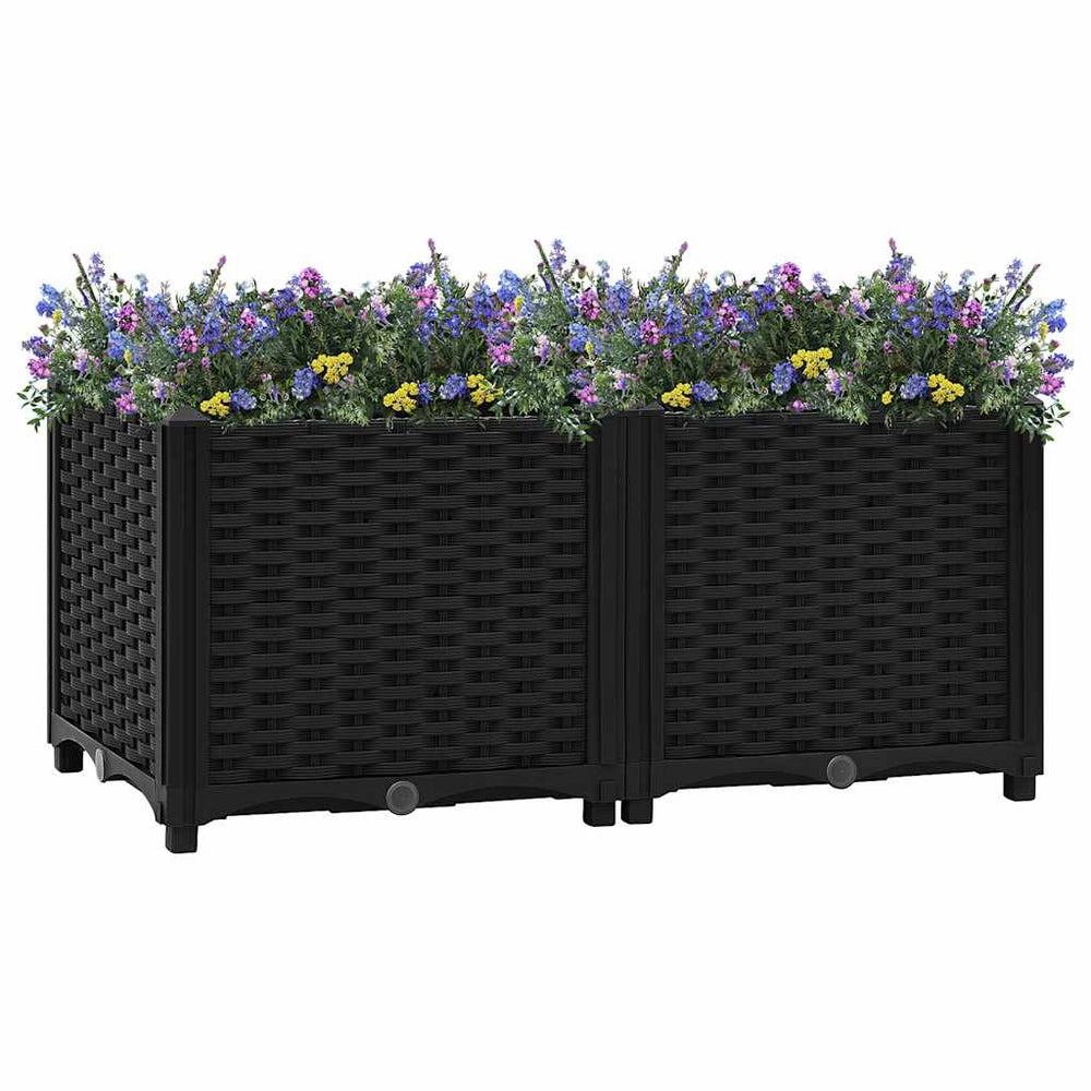 Hochbeet 80 x 40 x 38 cm Polypropylen