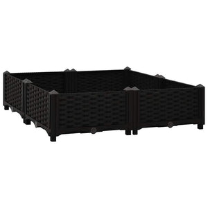 Hochbeet 80x80x23 cm Polypropylen