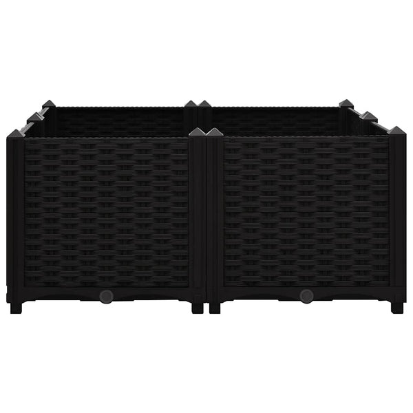 Hochbeet 80x80x38 cm Polypropylen
