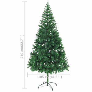 Künstlicher Weihnachtsbaum Beleuchtung Kugeln 210cm 910 Zweige