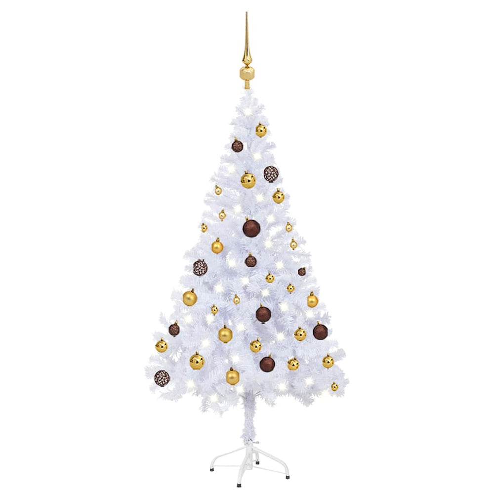 Künstlicher Weihnachtsbaum Beleuchtung Kugeln 120cm 230 Zweige