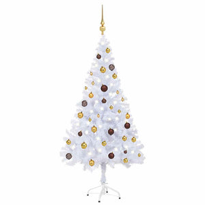 Künstlicher Weihnachtsbaum Beleuchtung Kugeln 150cm 380 Zweige