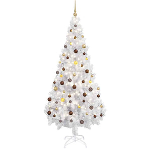 Künstlicher Weihnachtsbaum Beleuchtung Kugeln 180cm 620 Zweige