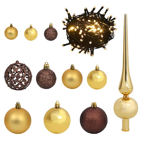 Künstlicher Weihnachtsbaum Beleuchtung Kugeln 180cm 620 Zweige