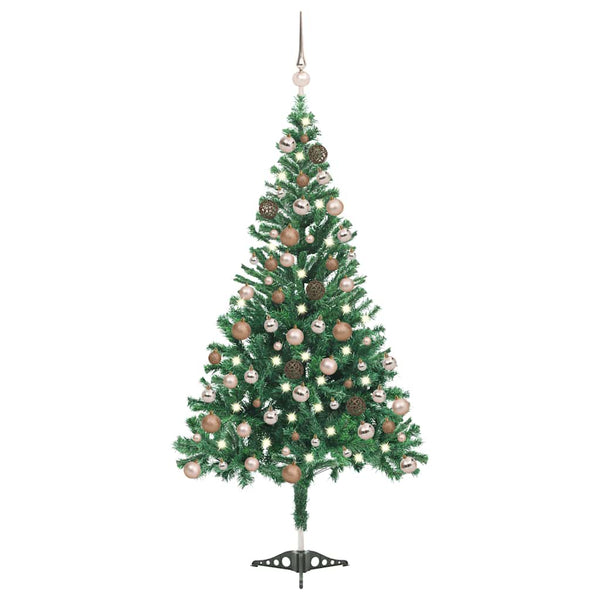 Künstlicher Weihnachtsbaum Beleuchtung Kugeln 180cm 564 Zweige