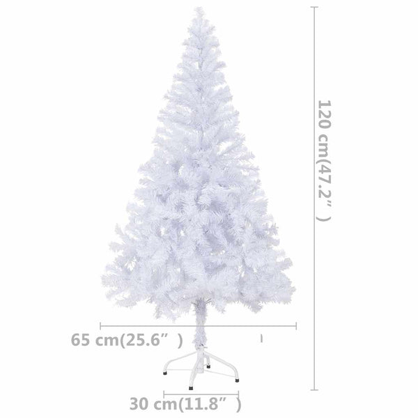 Künstlicher Weihnachtsbaum Beleuchtung Kugeln 120cm 230 Zweige