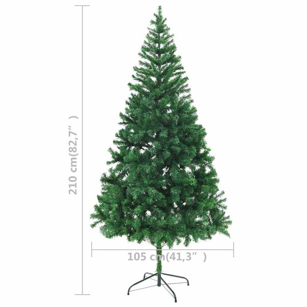 Künstlicher Weihnachtsbaum Beleuchtung Kugeln 210cm 910 Zweige