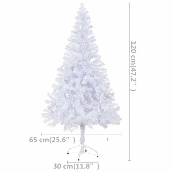 Künstlicher Weihnachtsbaum Beleuchtung Kugeln 120cm 230 Zweige