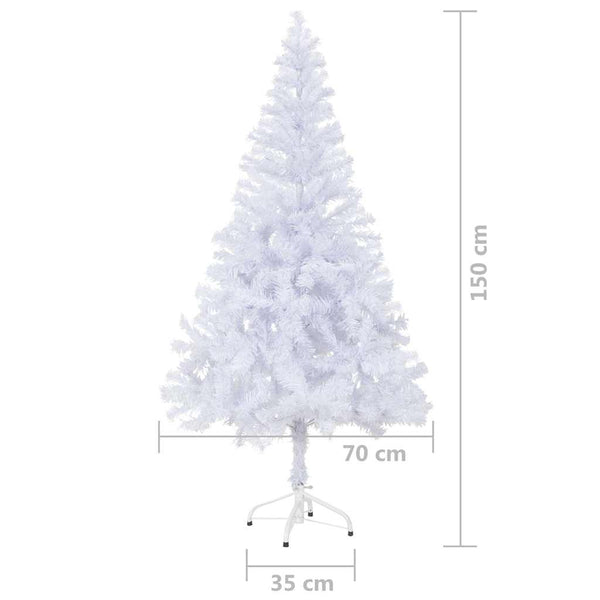 Künstlicher Weihnachtsbaum Beleuchtung Kugeln 150cm 380 Zweige