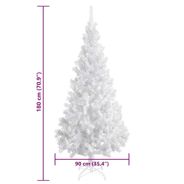 Künstlicher Weihnachtsbaum Beleuchtung Kugeln 180cm 620 Zweige