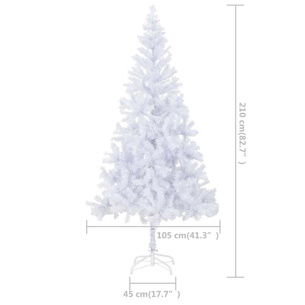 Künstlicher Weihnachtsbaum Beleuchtung Kugeln 210cm 910 Zweige