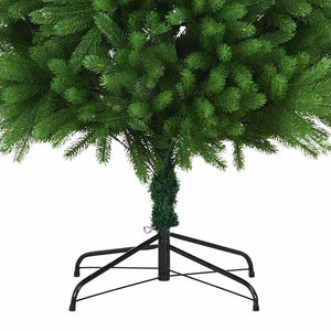 Künstlicher Weihnachtsbaum mit Beleuchtung Kugeln 240 cm Grün