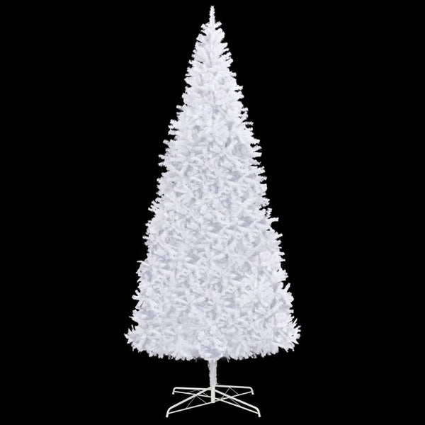 Künstlicher Weihnachtsbaum mit Beleuchtung 400 cm Weiß