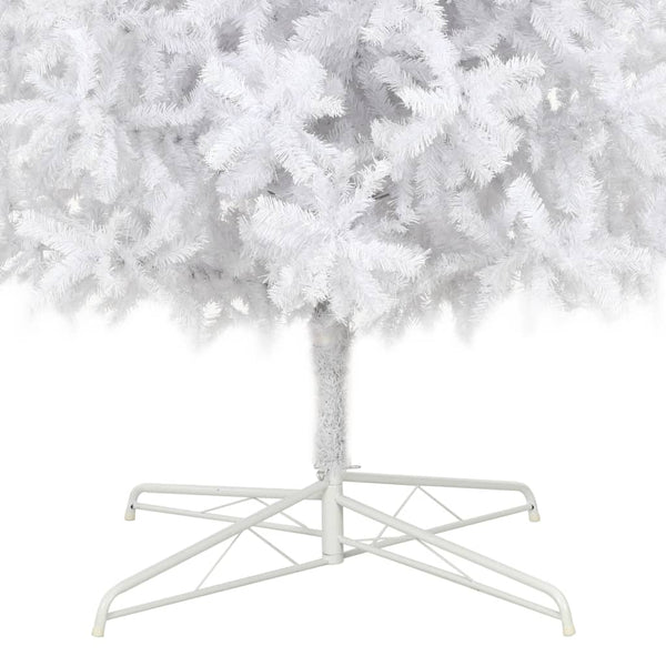 Künstlicher Weihnachtsbaum mit Beleuchtung 400 cm Weiß