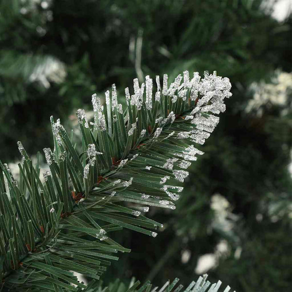 Künstlicher Weihnachtsbaum mit Beleuchtung & Kugeln 150 cm