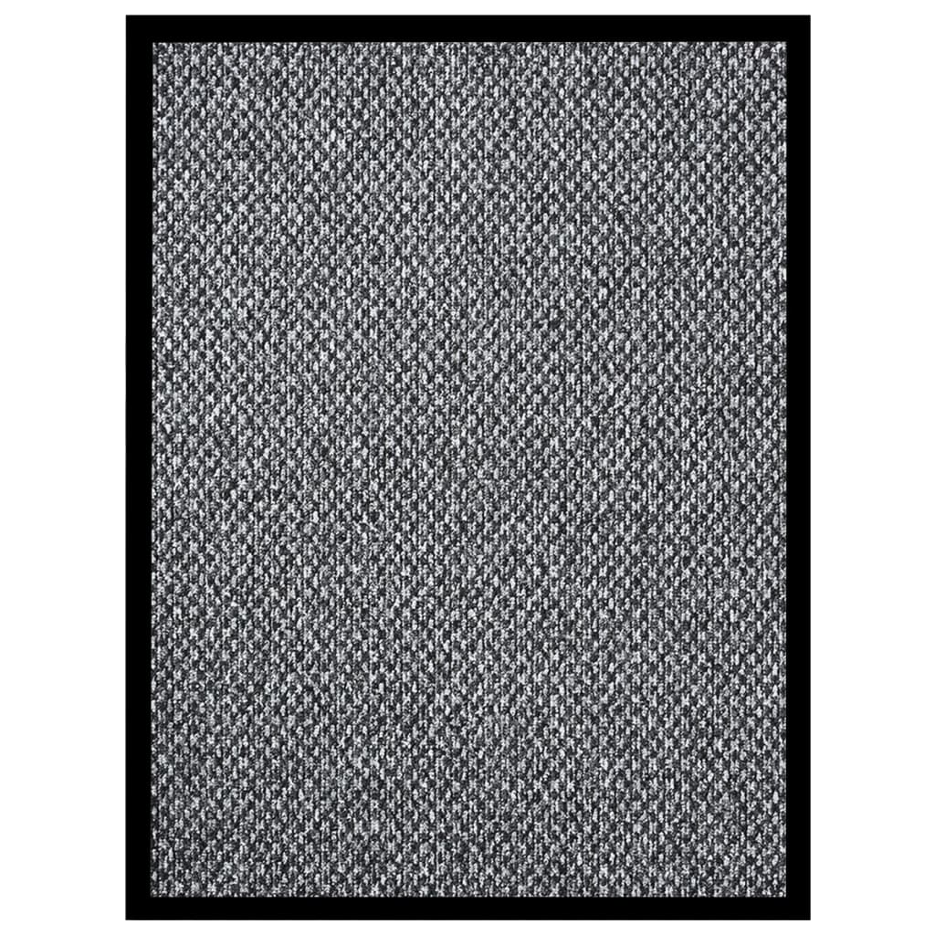 vidaXL Paillasson gris 60x80 cm