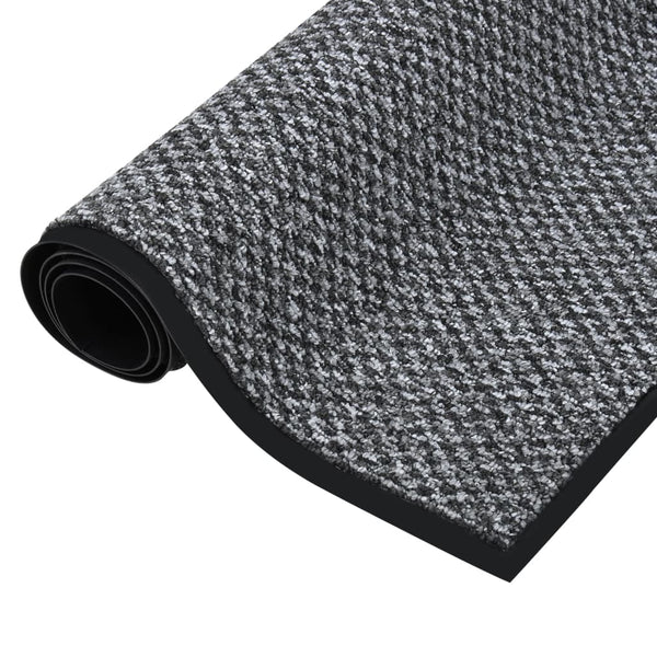 vidaXL Paillasson gris 60x80 cm