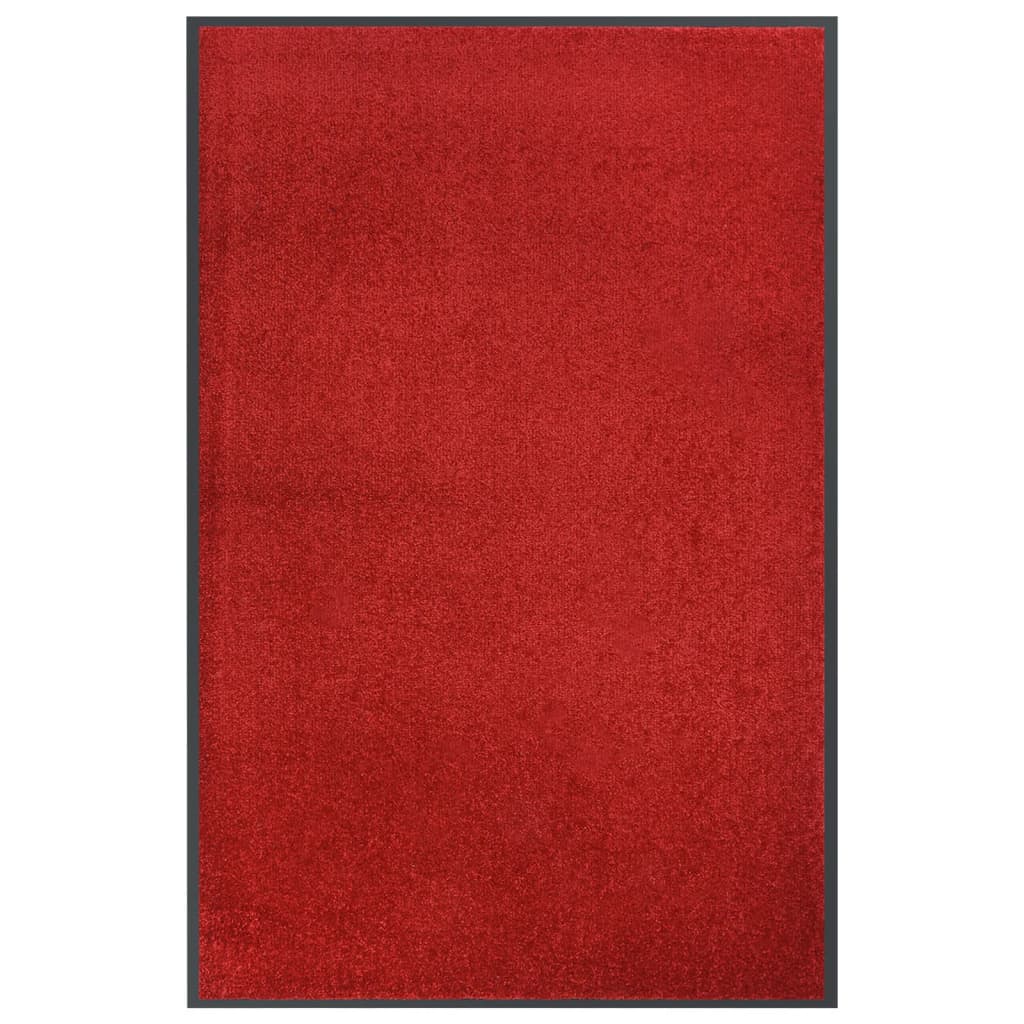 Rote Fußmatte 80x120 cm