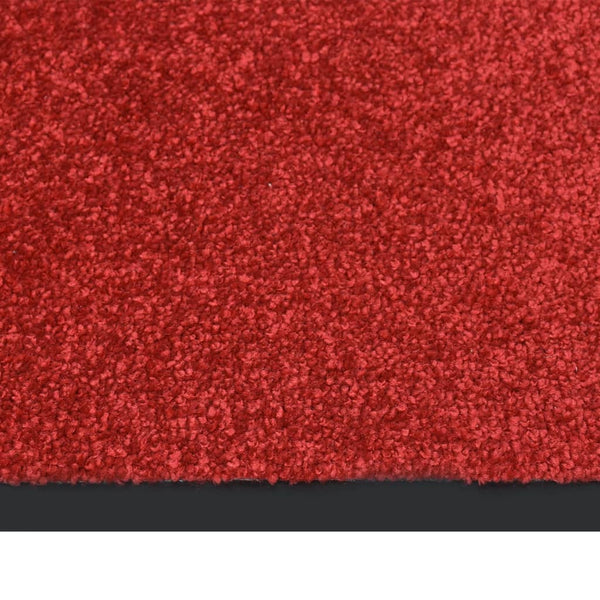 Rote Fußmatte 80x120 cm