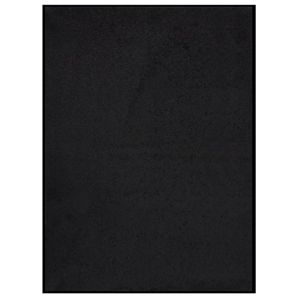 Schwarze Fußmatte 60x80 cm