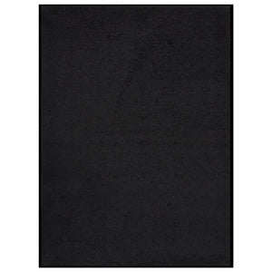 Schwarze Fußmatte 60x80 cm