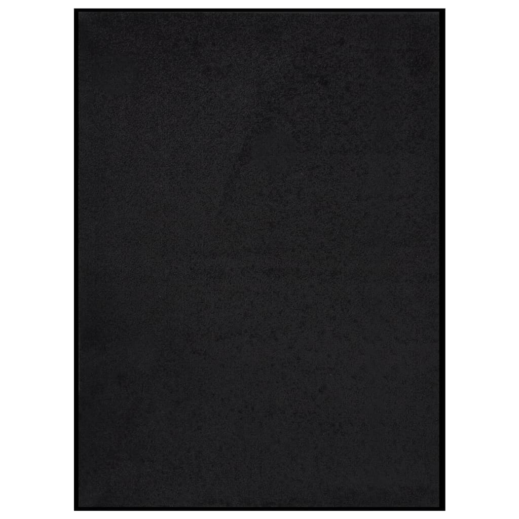 Schwarze Fußmatte 60x80 cm