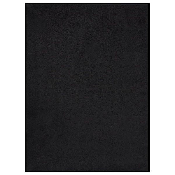 Schwarze Fußmatte 60x80 cm