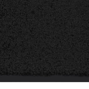 Schwarze Fußmatte 60x80 cm