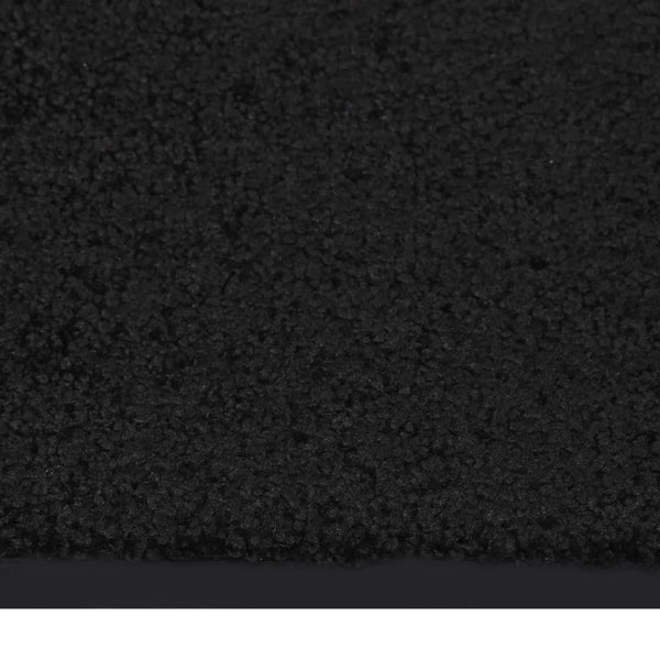 Schwarze Fußmatte 60x80 cm