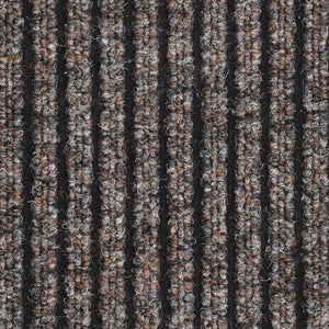 Beige Gestreifte Fußmatte 40x60 cm
