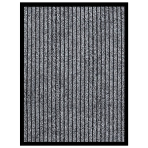 Fußmatte Grau Gestreift 40x60 cm