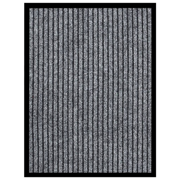 Fußmatte Grau Gestreift 40x60 cm