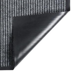 Graue Fußmatte Gestreift 60x80 cm