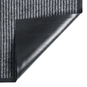 Grau Gestreifte Fußmatte 80x120 cm