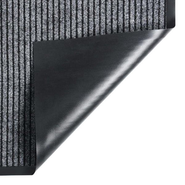 Grau Gestreifte Fußmatte 80x120 cm