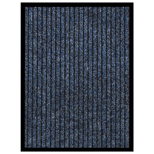 Blaue Fußmatte Gestreift 40x60 cm