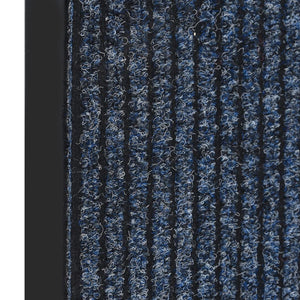 Blaue Fußmatte Gestreift 40x60 cm
