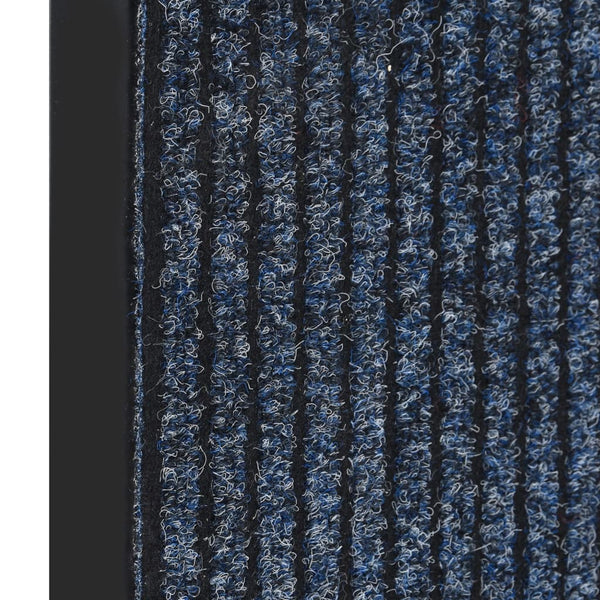 Blaue Fußmatte Gestreift 40x60 cm
