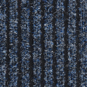 Blaue Fußmatte Gestreift 40x60 cm