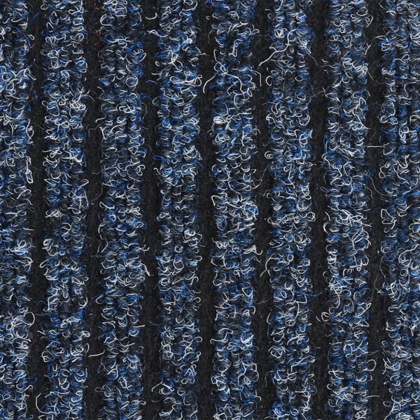 Blaue Fußmatte Gestreift 60x80 cm